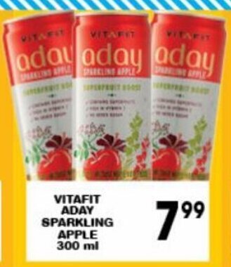 Vitafit Aday Sparkling Apple 300ml