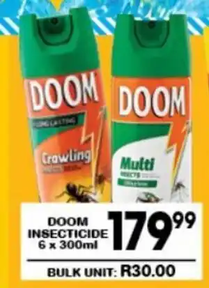Doom Insecticide 6 x 300ml