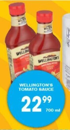 Giant Hyper Wellington's Tomato Sauce 700ml offer