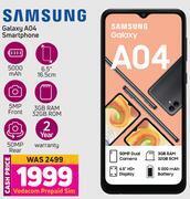 Game Samsung galaxy a04 smartphone offer