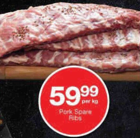 Framstead Pork Spare Ribs per kg offer at Checkers