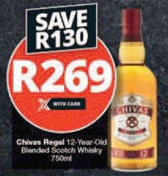 Chivas Regal 12-Year-Old Blended Scotch Whisky 750ml