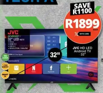 JVC HD LED Android TV 32"