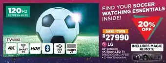 House & Home LG 86" (218cm) 4K Smart LED TV offer