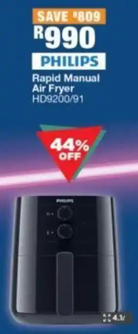 Philips Rapid Manual Air Fryer