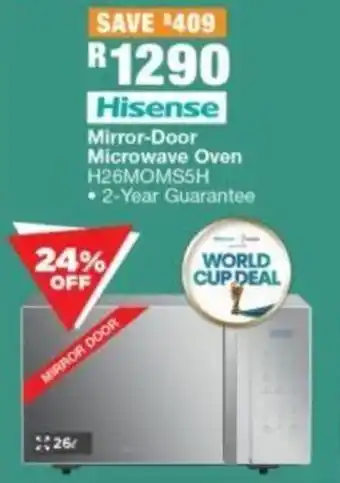 House & Home Hisense Mirror Door Microwave Oven offer