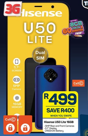Pick n Pay Hisense U50 Lite 16GB offer