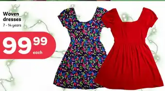 PEP Woven dresses offer