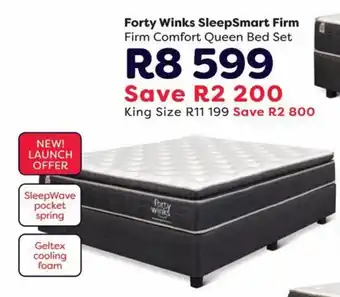 Forty Winks SleepSmart Firm Comfort Queen Bed Set