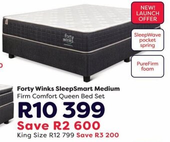 The Bed Store Forty Winks SleepSmart Medium offer