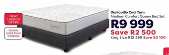 Dunlopillo Cool Turn Medium Comfort Queen Bed Set