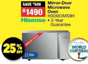 OK Furniture Hisense Mirror Door Microwave Oven offer