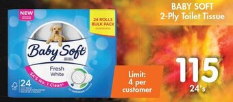 Makro Baby Soft 2-Ply Toilet Tissue 24's offer