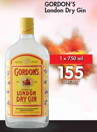Makro Gordon's London Dry Gin 750ml offer