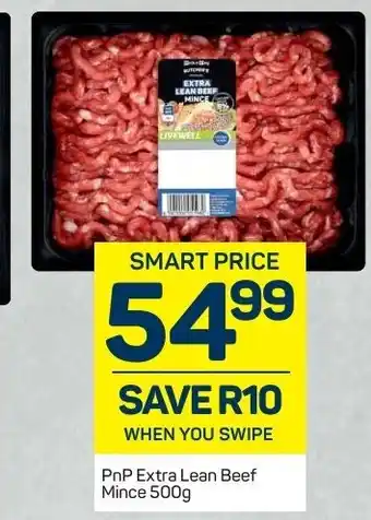 Pick n Pay PnP Extra Lean Beef Mince 500g offer