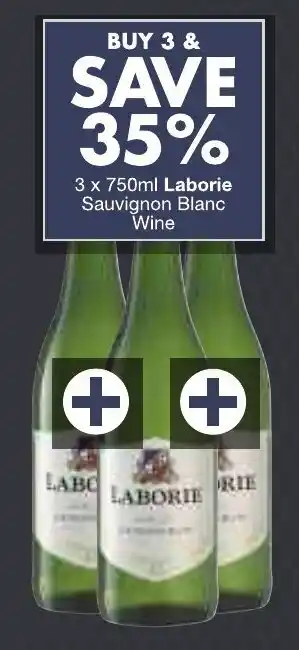 President Liquor 3 x 750ml Laborie Sauvignon Blanc Wine offer