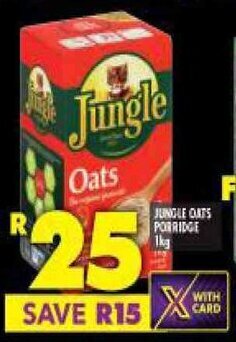 Shoprite Jungle Oats Porridge 1kg offer