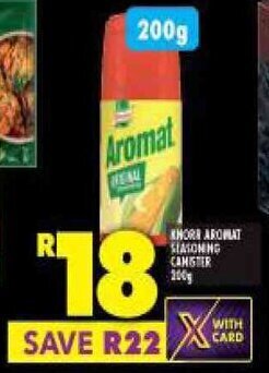 Shoprite Knorr Aromat Seasoning Canister 200g offer