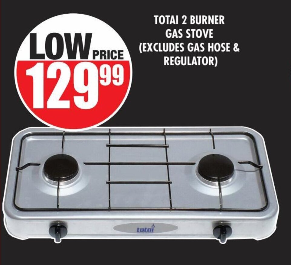 Totai 2 Burner Gas Stove offer at Boxer Build