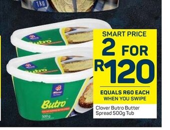 Pick n Pay Clover Butro Butter Spread 500g Tub offer
