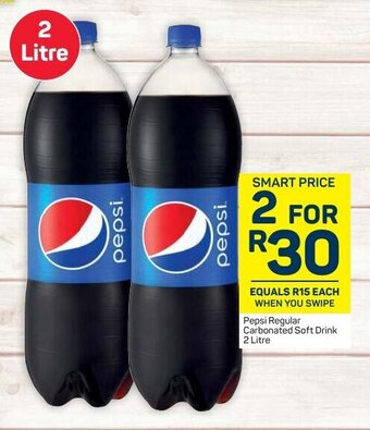 Pick n Pay Pepsi Regular Carbonated Soft Drink 2 Litre offer