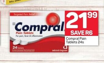 Compral Pain Tablets 24s