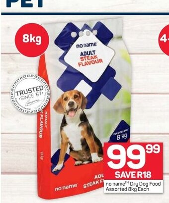 Pick n Pay No Name™ Dry Dog Food Assorted 8kg each offer