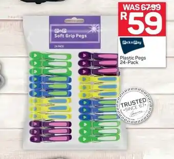 Pick n Pay PnP Plastic Pegs 24-pack offer
