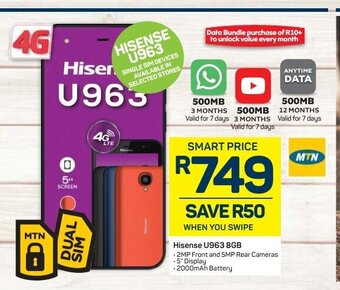 Pick n Pay Hisense - U963 8GB offer