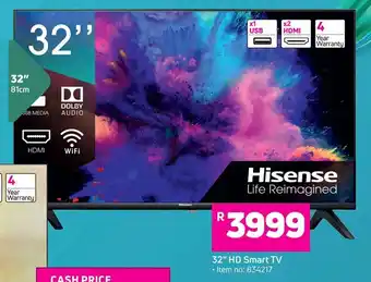 Game Hisense 32" HD Smart TV offer