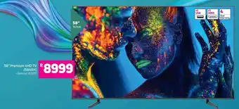 Game 58" Premium UHD TV offer