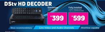Game DStv HD Decoder Standalone offer