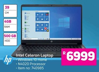 Game HP Intel Celeron Laptop offer