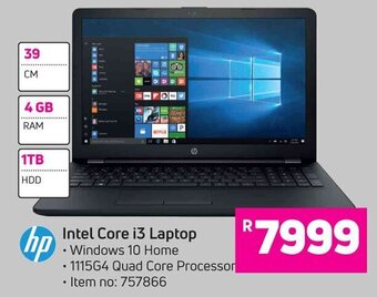 Game HP Intel Core i3 Laptop offer