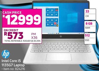 Game HP Intel Core i5 1135G7 Laptop offer