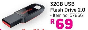 Game SanDisk 32GB USB Flash Drive 2.0 offer