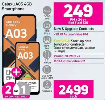 Game Samsung Galaxy A03 4G Smartphone offer