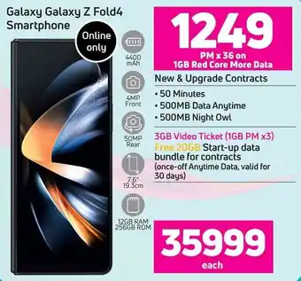 Game Samsung Galaxy Z Fold 4 Smartphone offer