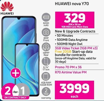 Game Huawei Nova Y70 offer