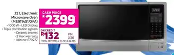 Game Samsung 32L Electronic Microwave Oven ME9114SI/XFA offer