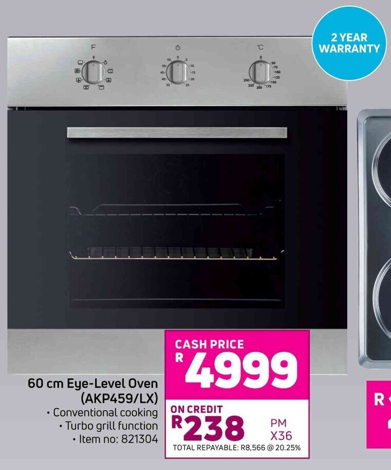 Whirlpool 60cm EyeLevel Oven AKP459/LX offer at Game