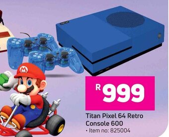 Game Titan Pixel 64 Retro Console 600 offer