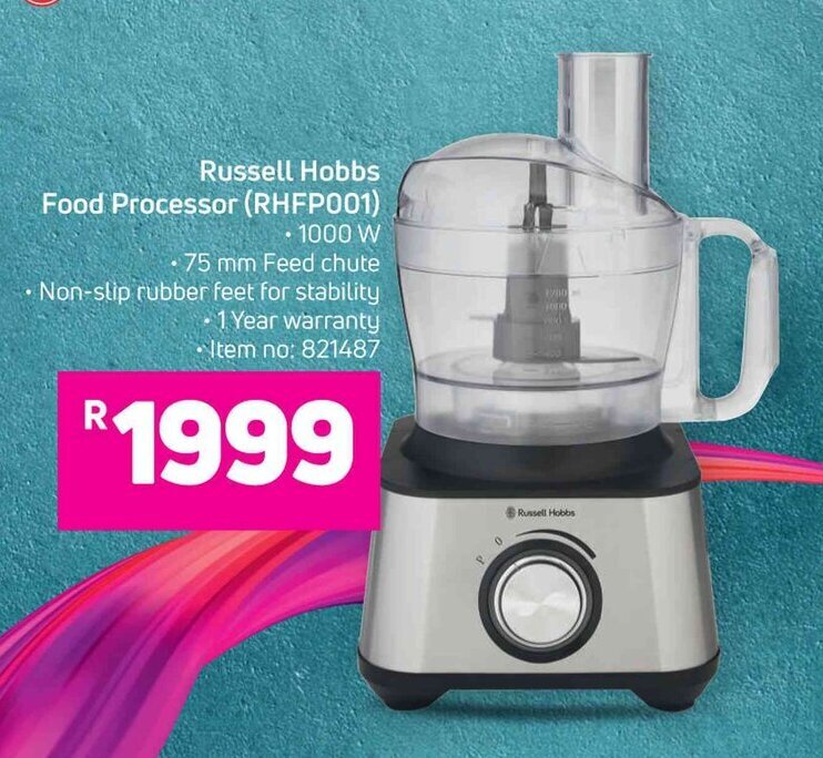 Russell Hobbs Food Processor RHFP001 offer at Game