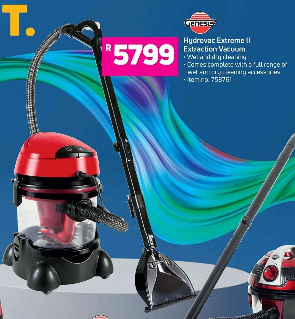 Genesis Hydrovac Extreme II Extraction Vacuum offer at Game