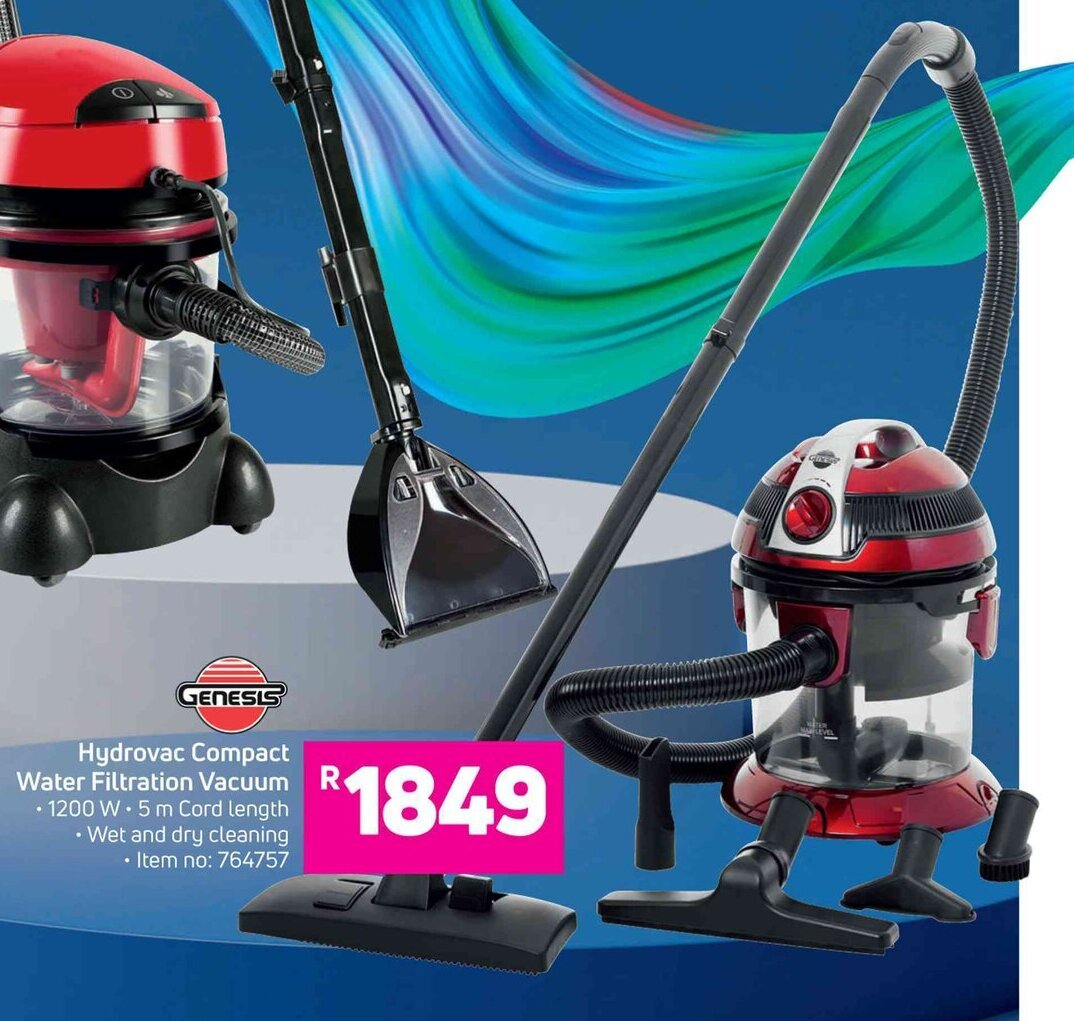 Genesis Hydrovac Compact Water Filtration Vacuum offer at Game