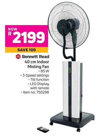 Game Bennett Read 40cm Indoor Misting Fan offer