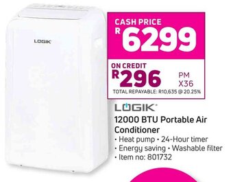 Game Logik 12000 BTU Portable Air Conditioner offer