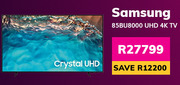 Game Samsung 85bu8000 uhd 4k tv offer