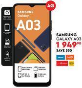 Samsung galaxy a03 smartphone