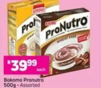 Game Bokomo Pronutro 500g offer
